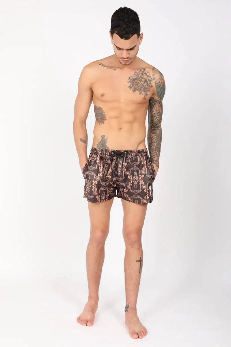 Men's patterned sea shorts