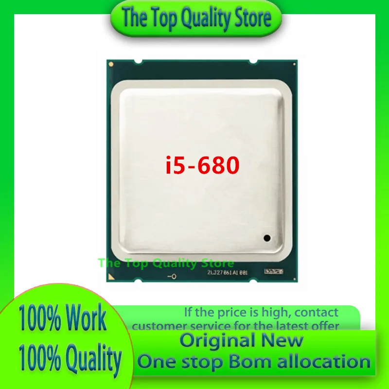 CPU i5-680 i5 680 i5680 680 3.6GHz Dual-core CPU Processor 4M 73W LGA 1156 Original Authentic Quality assurance