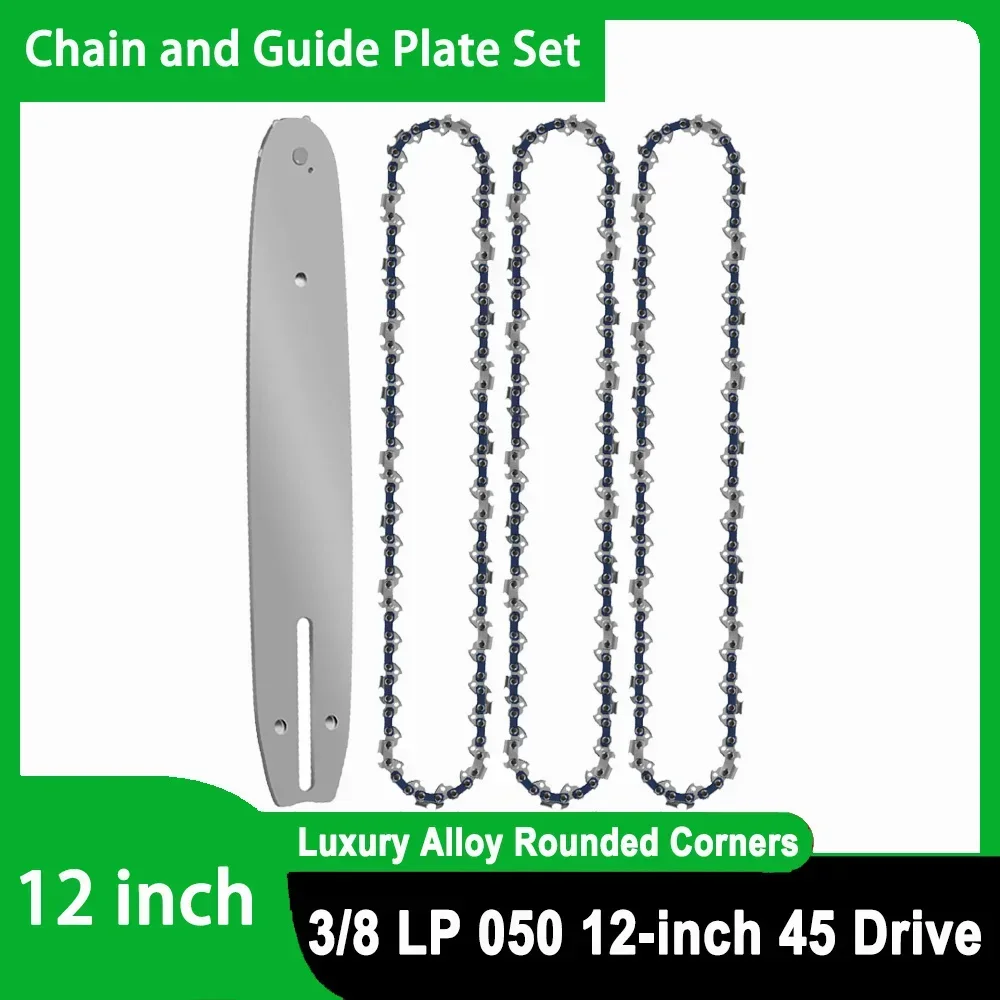 

12 Inch 3/8"LP 0.050" Chainsaw Chain 45 Drive Link Portable Electric Saw Mini Chainsaw Logging Saw Blade Pruning Chain Saw Chain