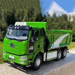 Diecast 1:24 Scale FAW Original Factory Jiefang J6 Engineering Vehicle Alloy Car Model Finished Simulation Collection Gift Toys