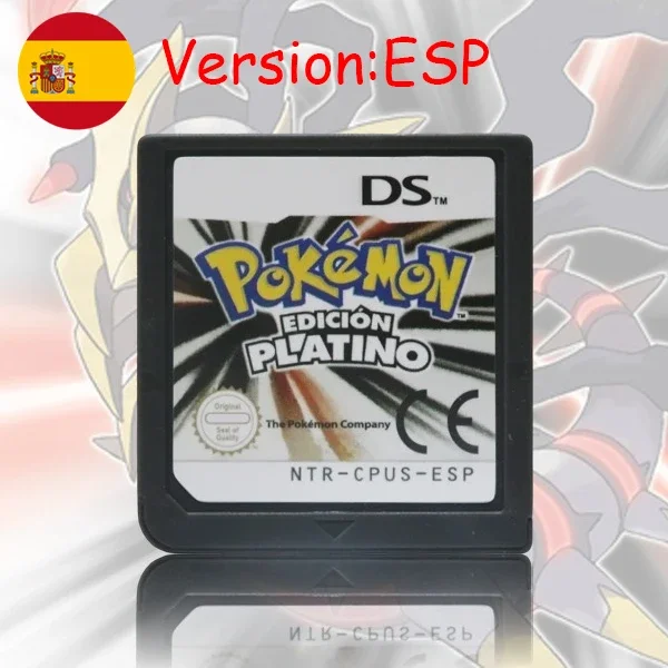 Pokemon Series DS Game Cartridge Diamond Platinum Pearl HeartGold SoulSilver Black White Multilingual for NDS/2DS image 3