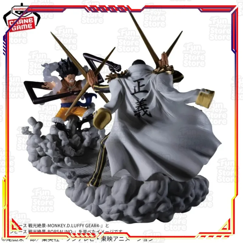 BANDAI ONE PIECE MONKEY D LUFFY GEAR 4 VS BORSALINO Action Figure Toy Collectible Model Gift Official Licensed Bandai - view 4