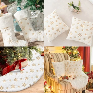150x1 0cm/50x50cm pv veludo dourado floco de neve tecido de veludo para decoração de natal moletom com capuz feminino artesanal diy pano de costura 9 principais vendas pano de veludo o metro - №8