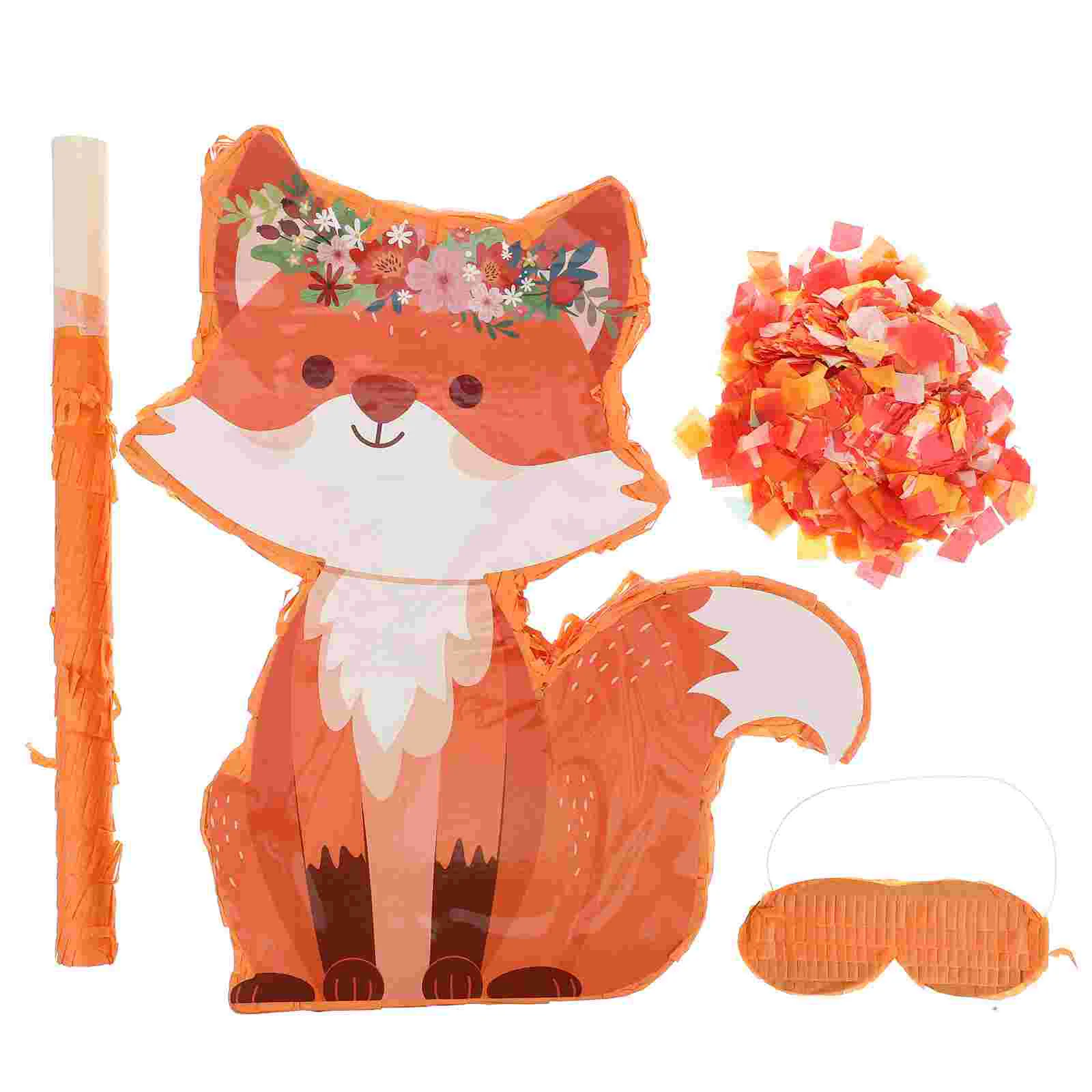 

Fox Pinata Party Decoration Dinosaur for Birthday Decorations Bat Football Paper Halloween Large