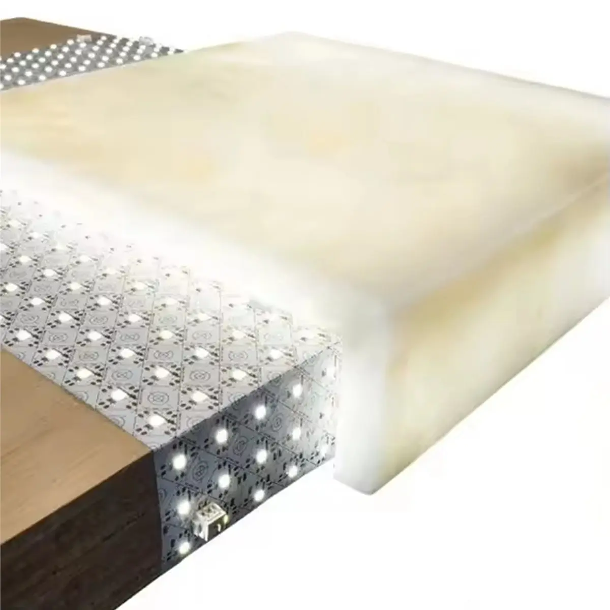 (MEOF] Flexible LED Sheets 490x245mm DC24V 242LED 28W Panel Sheet Lights for Kitchen Marble Countertop Advertising Backlight image 5