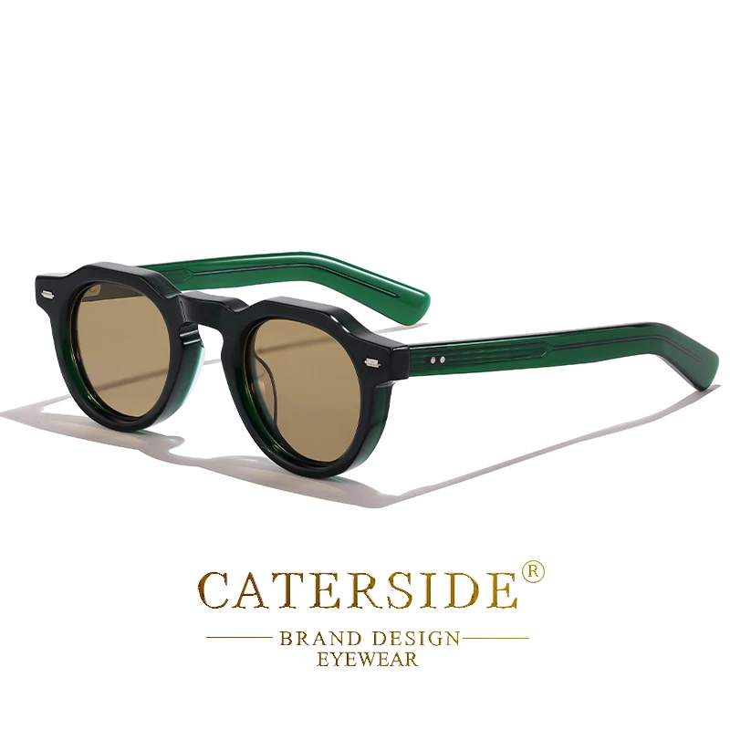 CATERSIDE Acetat-Sonnenbrille für Herren, polarisiert, kleiner Rahmen, hochwertige Sonnenbrille für Damen, Party, Reisen, Outdoor-Brille – Detail 17
