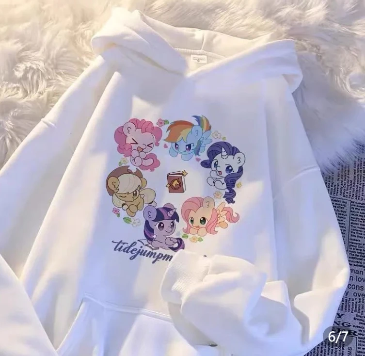 Miniso My Little Pony Sudadera con capucha Otoño/Invierno - Mujer Hombre Diseño versátil y moderno