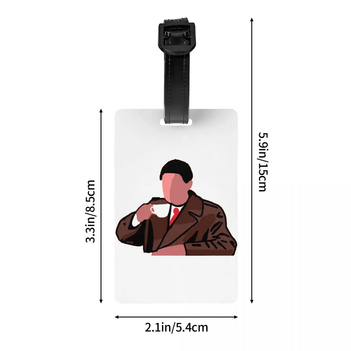 التوأم قمم وكيل ديل كوبر علامات الأمتعة حقيبة الملحقات السفر المحمولة الأمتعة الصعود علامة التسمية حامل معرف اسم العنوان