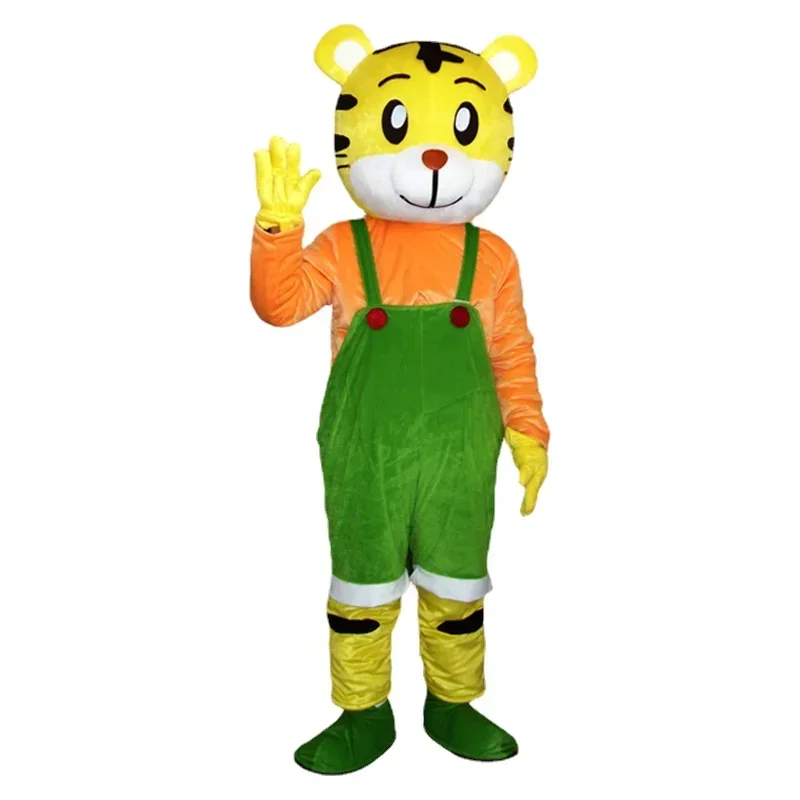 Simbok Cute Tiger Mascot Cartoon Doll Cosplay Costume Walking Halloween Christmas Party Masquerade Anime Shows OI9252