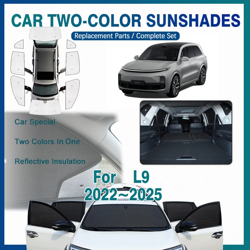 

For Li L9 Lixiang L9 2022 2023 2024 2025 Anti-UV Car Sun Protection Visor Window Sunshade Covers Car Sun Visor Cover Accessories