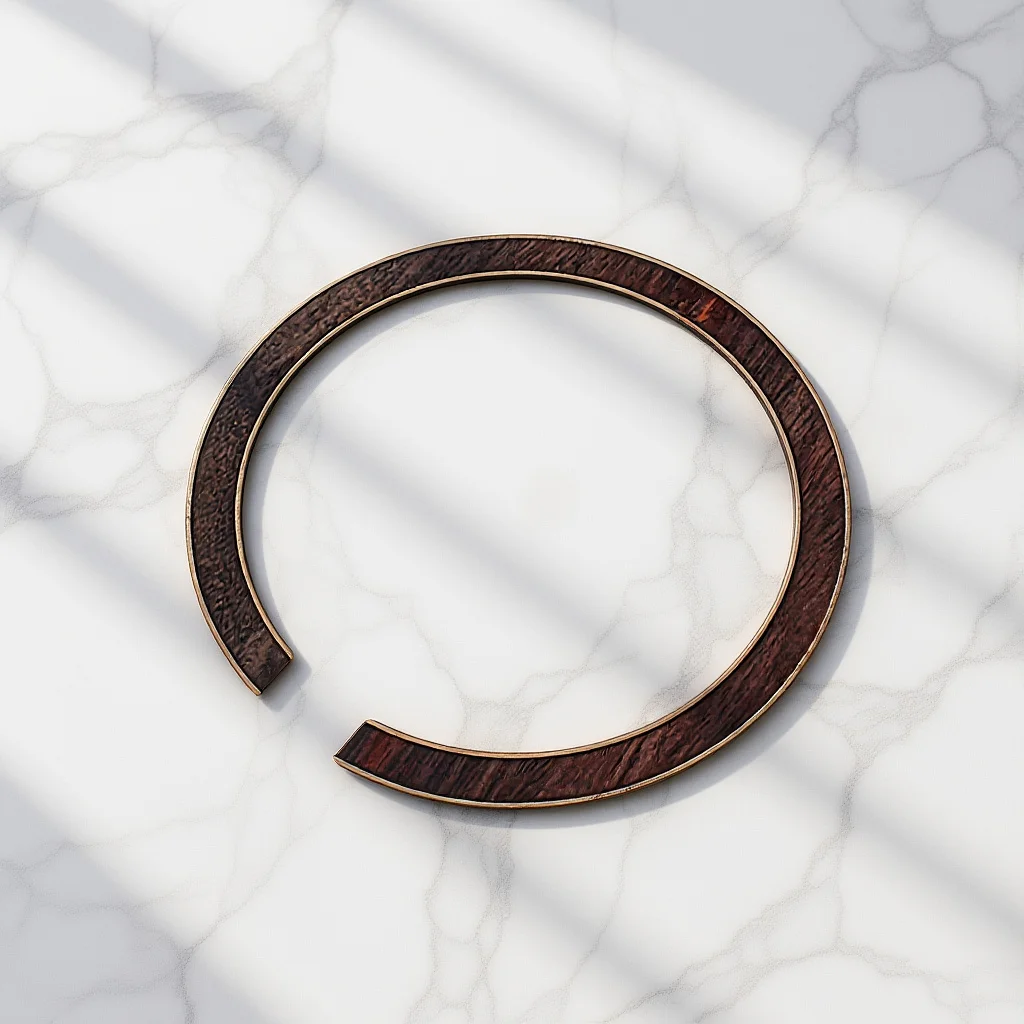 

Curved Wood Strips for Guitar Sound Hole Rosette 109Mm Inlay Decal No Sanding Required Fits Folk Acoustic Guitars