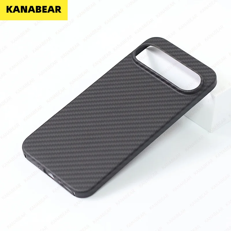 KANABEAR Carbon fiber case for Google Pixel 9 Pro XL Anti-fall Aramid Fiber case  Design Pixel 9  cover Thin and light