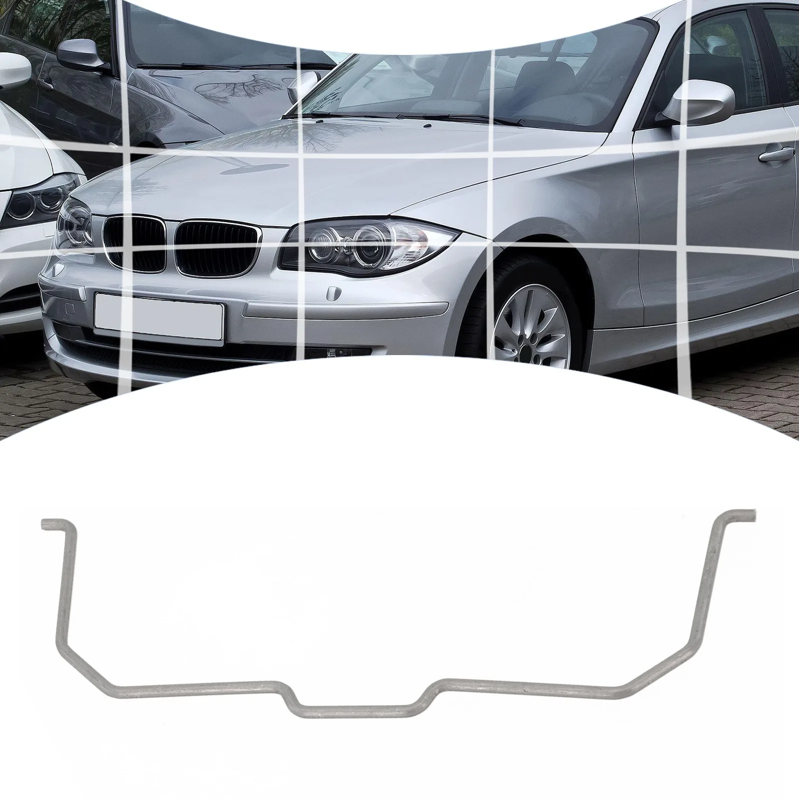 Car Front Headlight Mounting Bracket Support For BMW 1 E81 Model Years 2004 To 2011 Part Number 63126924671