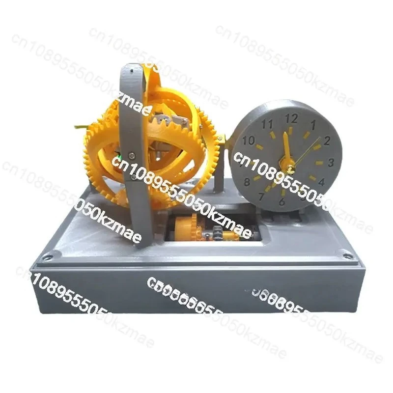 Three-Axis Tourbillon Mechanical Seat Clock |   Design, 3D Printed Electric Gear Model