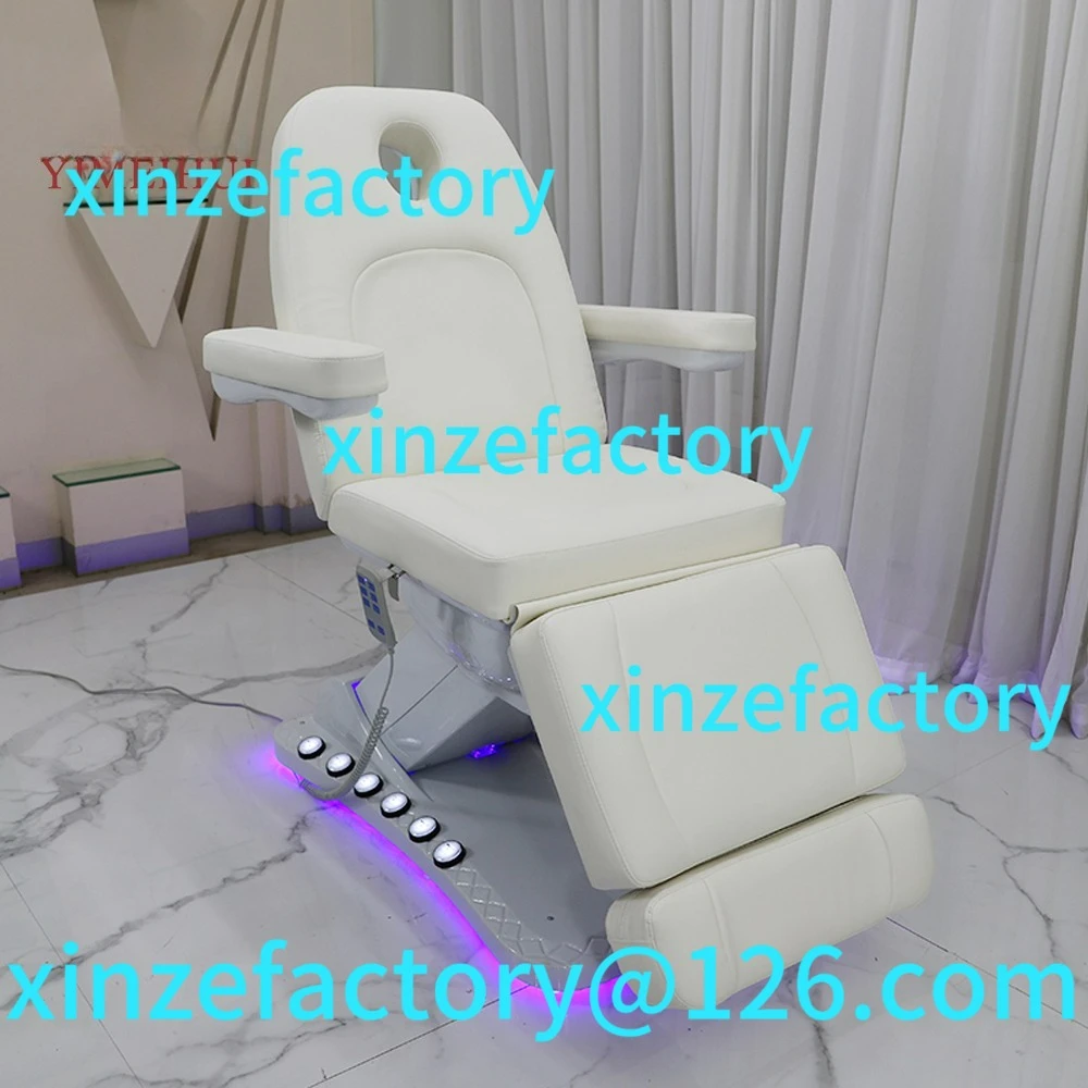 

Customizable Multi-function comfortable chair adjustable white 3 motor electric salon bed set for clinic beaut