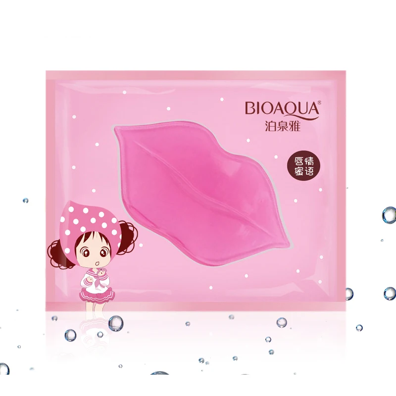 15 قطعة BIOAQUA كريستال الكولاجين قناع الشفاه ترطيب طبطب الشفاه أقنعة هلامية المضادة للتجاعيد ترطيب سمنة العناية بالبشرة