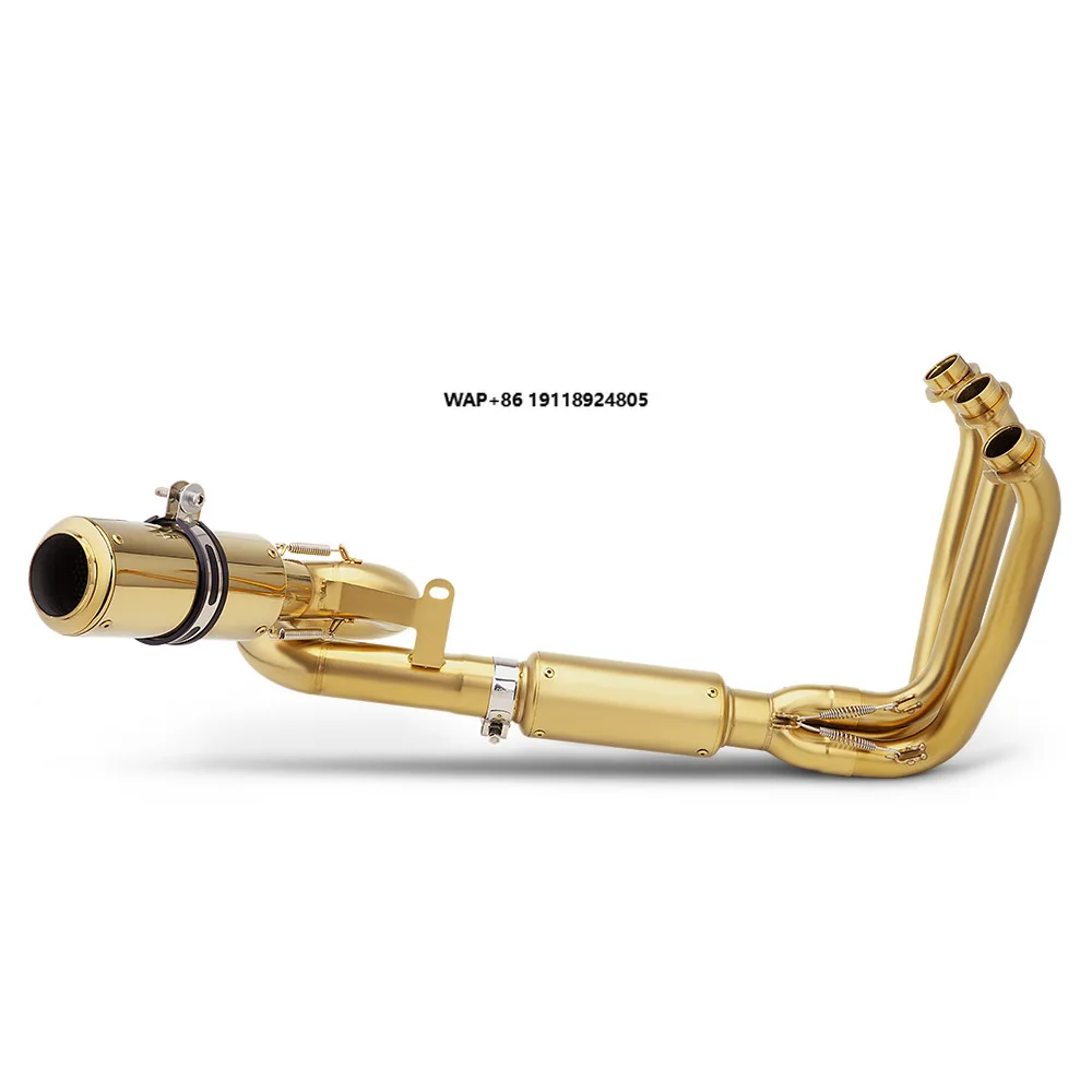 

CF675SR 675SR 675R-R 675 SR-R Full Motorcycle Exhaust System Stainless Steel Front Escape Link Pipe New Condition