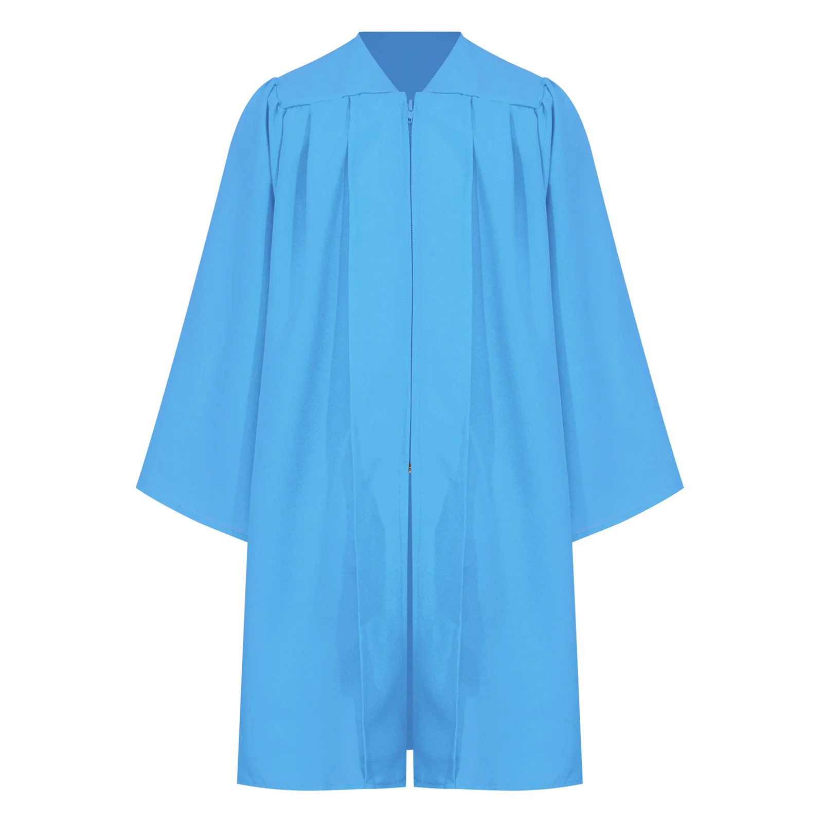 طقم الكلية التأثيري للأولاد والبنات ثوب البكالوريوس لطلاب المدارس الابتدائية المتوسطة رداء مع شارة قبعة شرابة 2025 زي التخرج