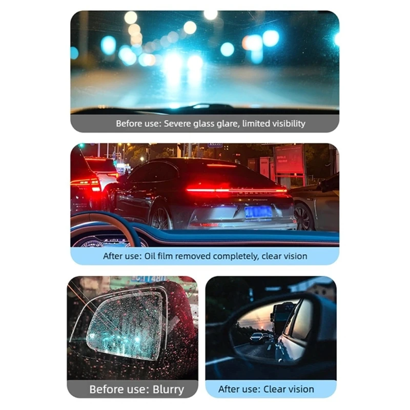 

Очиститель стекол, Очиститель автомобильной масляной пленки, Защитная пленка для стекла Щетка для очистки автомобильной для