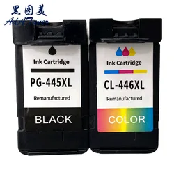 PG-445 445XL CL-446 446XL Premium Remanufactured Inkjet Ink Cartridge For Canon Pixma MG5540 2440 2540 2940 494 2840 Printer