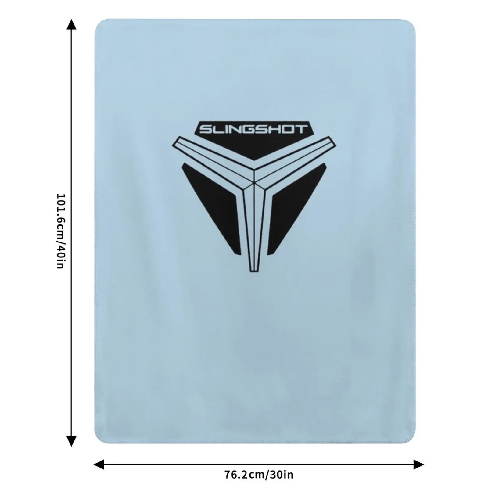 SLINGSHOT Polaris Ride Sticker Throw Blanket Soft Sherpa Fleece Warm Blanket for Winter - view 6