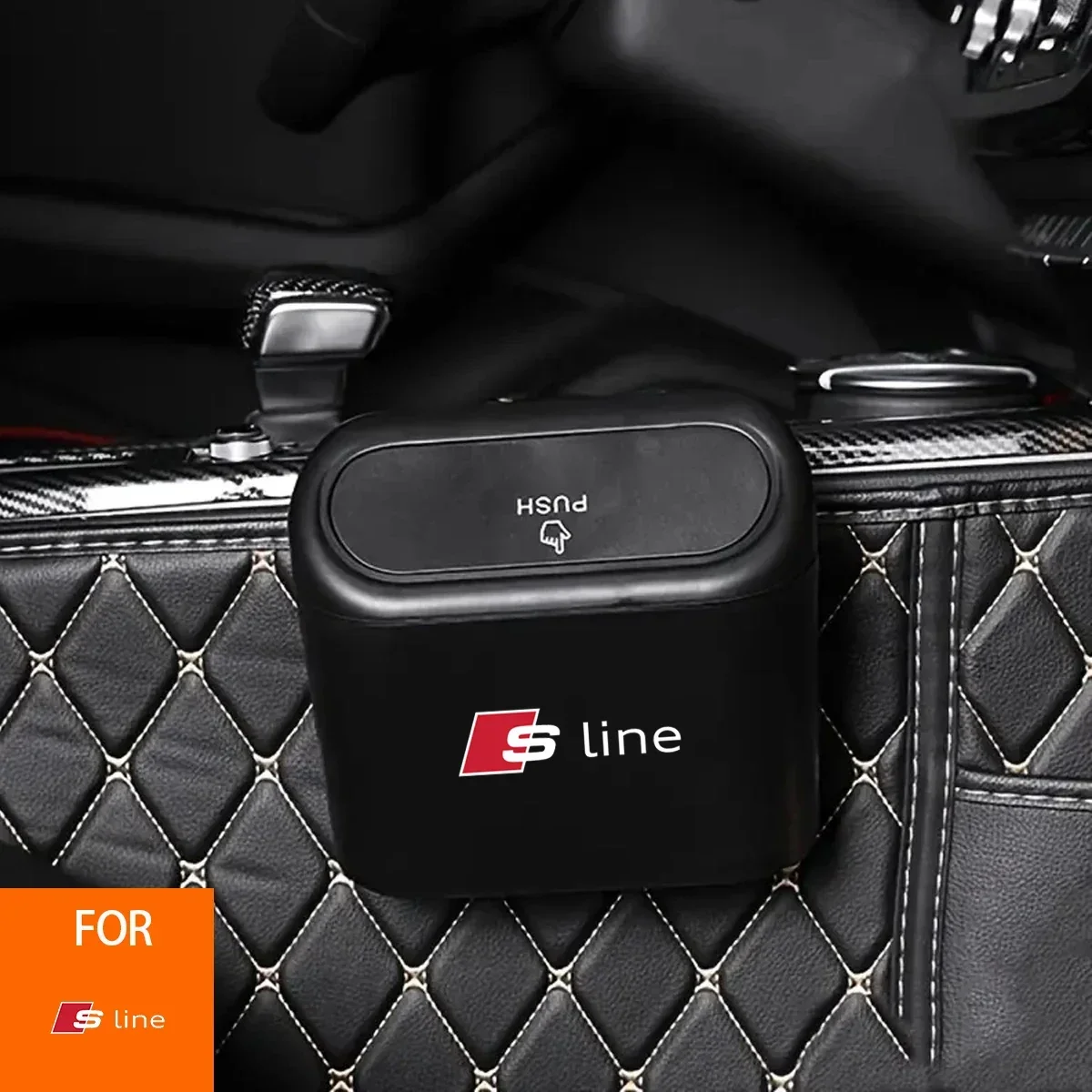 

Car Trash Can Foldable Car Dustbin with Lid For Audi A4L A6L A3 A4 TT Q3 Q5 Q7 A5 A7 S3 S4 S5 S6 S8 RS3 RS4 RS5 RS6