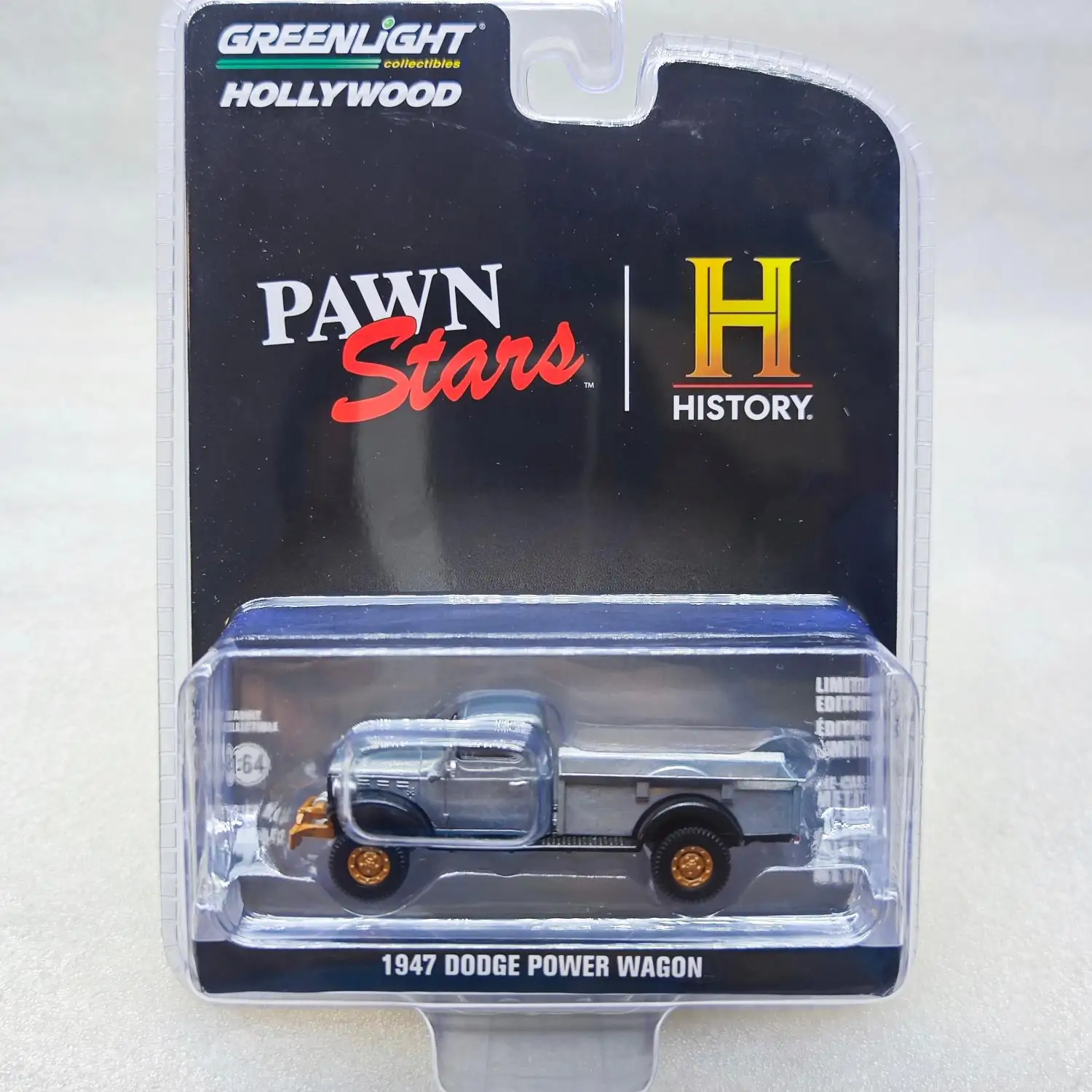 Green Light 1:64 Hollywood Series 42- Pawnshop Star -1947 Dodge Power Truck VarnishAlloy Car Models Collectibles Hobbies Toys Gi