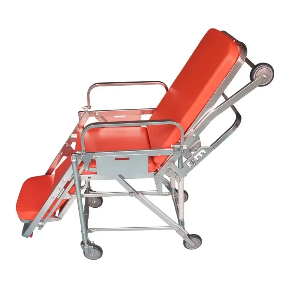 Emergency Stretcher Car Separate Folding Stretcher Chair