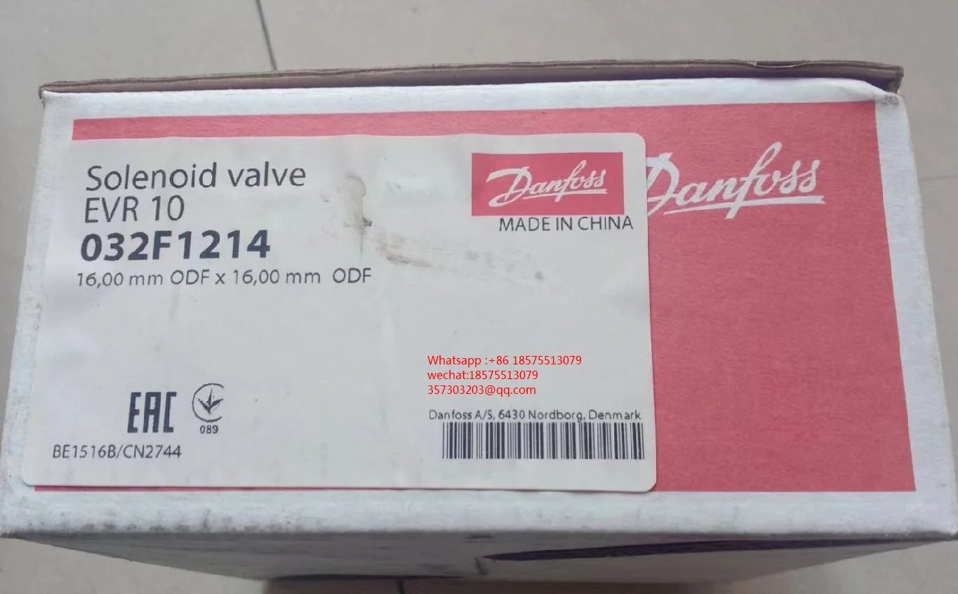 Danfoss EVR10 032F1214 Solenoid Valve EVR10, 032F1214