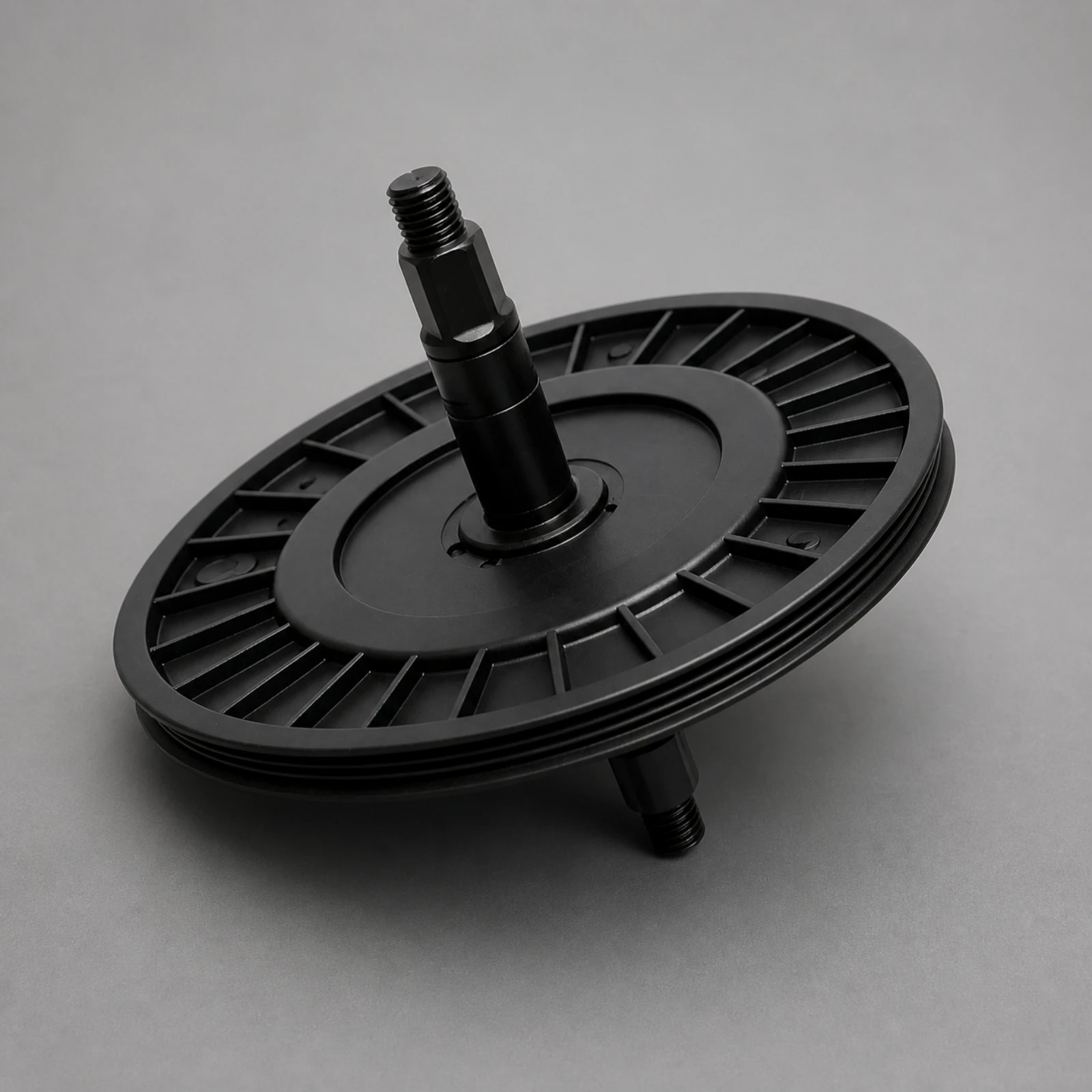 Drivetrain Assembly Reinforced Exercise Bike Drivetrain Pulley with Integrated Crankshaft Fitness Equipment Part