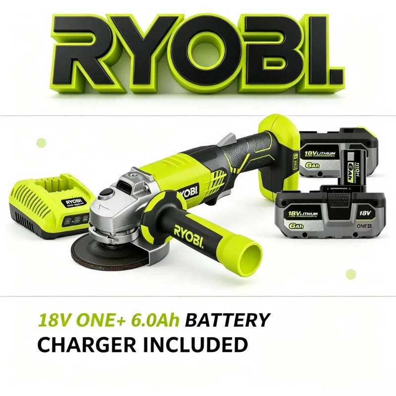 Original RYOBI 18V 6.0Ah Battery,perfect Plug and Play,precise Interface,FIT P108 P104 P107,for RYOBI 18V Cordless Power Tools