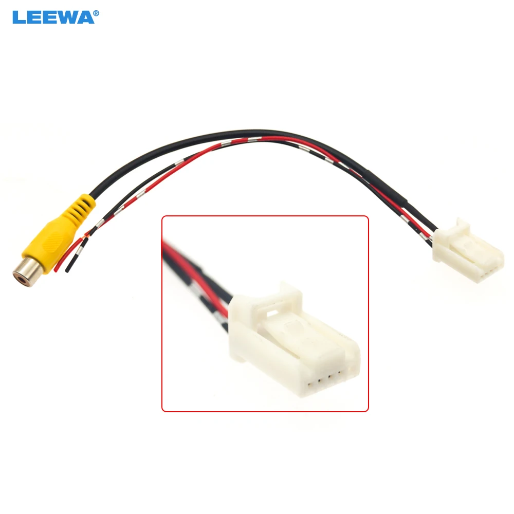 

LEEWA Auto 5-pin Reverse Camera Output Video Adapter Wiring Cable For Subaru Original Factory Car Camera Video Output #CA1081