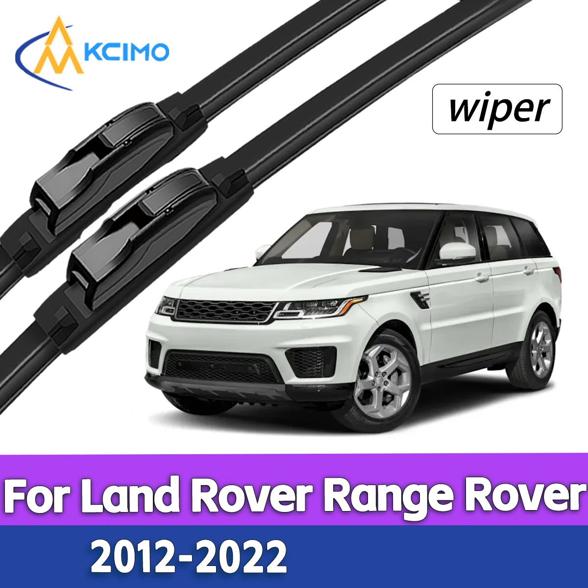 

Premium Hybrid Wiper Blades For Land Rover Range Rover L405 2012-2022 Smooth Quiet Front Windshield Wipers