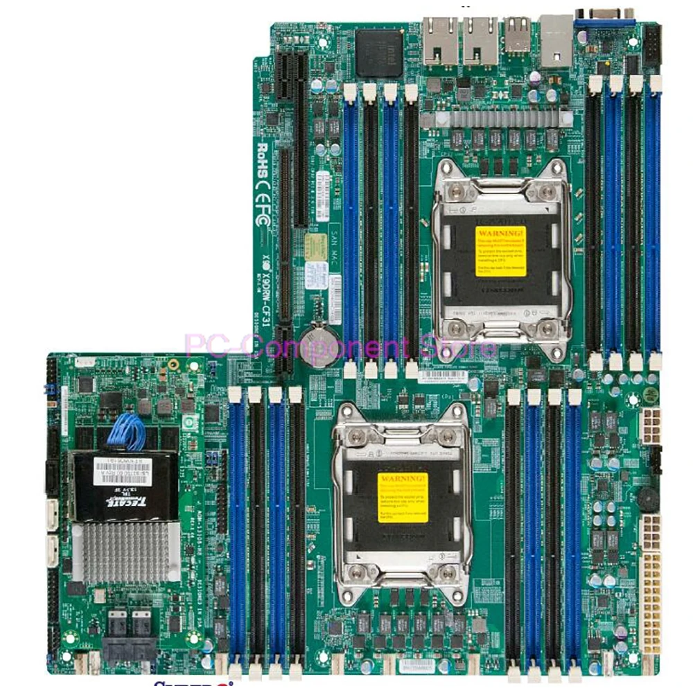 X9DRW-CF31 For Supermicro Server Motherboard  Xeon E5-2600 V1/V2 Family LGA2011 DDR3 8x SAS3 (12Gbps) Ports via AOM