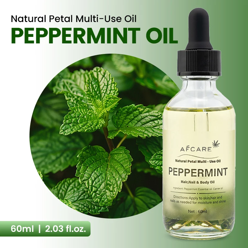 

Versatile Peppermint Dried Flower Essential Oil 60ml for Skin Care Relaxation Home Add to Diffuser Spary DIY Candle and Soap