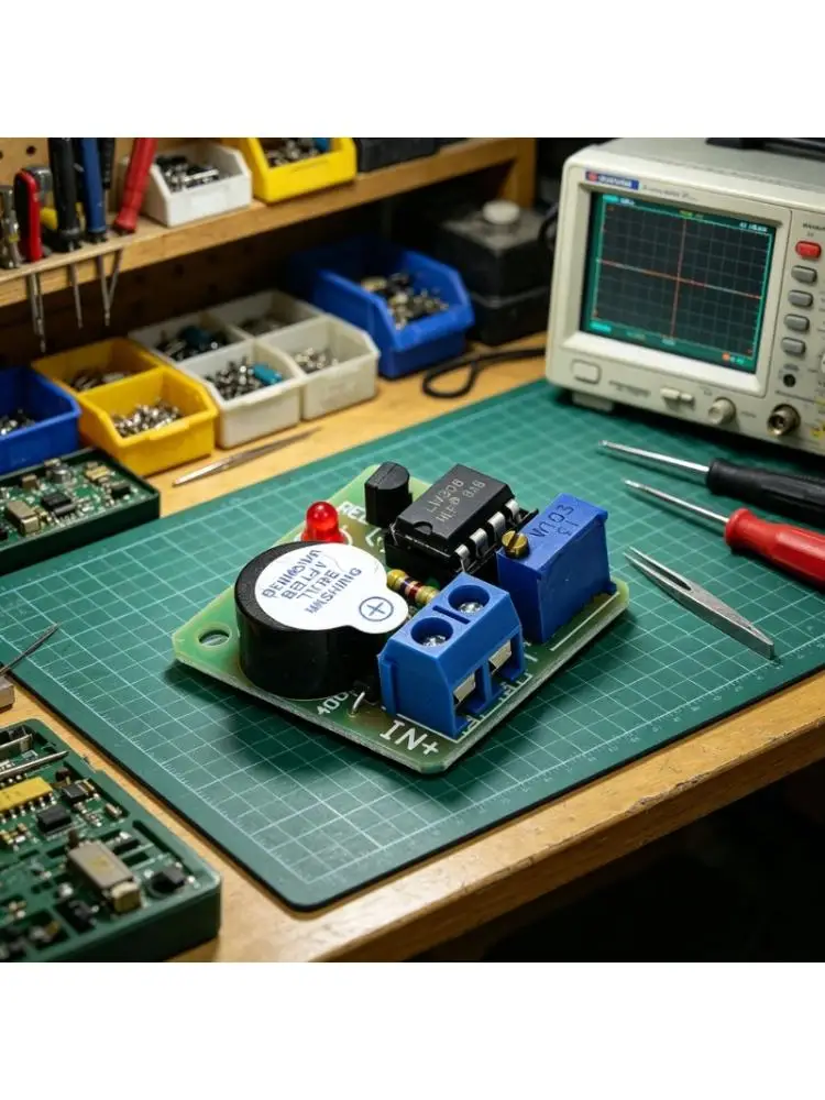 Rechargeable Battery Protective Circuit Monitor With Polarity Reverse Protective And Alarm Function For Automotive