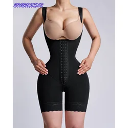 High Compression Body Shapewear Women Fajas Colombianas Corrective Girdle Tummy Control Post Liposuction  Slimming Sheath Belly