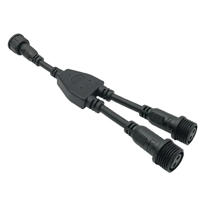 

Разветвитель Y-образный M16 1-в-2 - 2-контактный водонепроницаемый разъем (штекер/гнездо) для солнечного оборудования