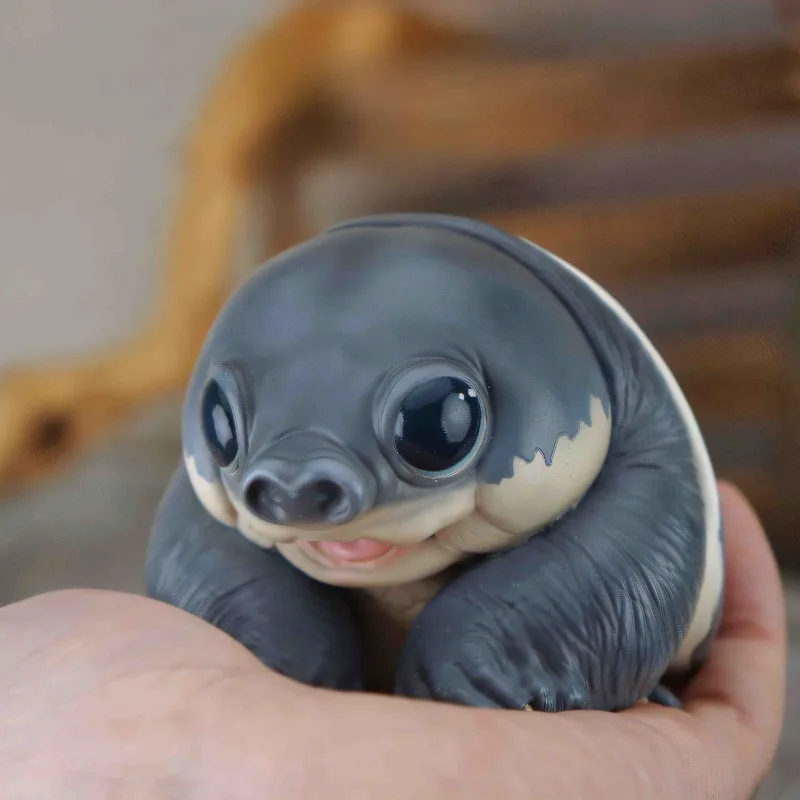 

Zoo Turtle Series Big Headed Turtle Fly River Turtle 2025 Animal Figurine Model Toy Desktop Ornament Gift ﻿Model Toy