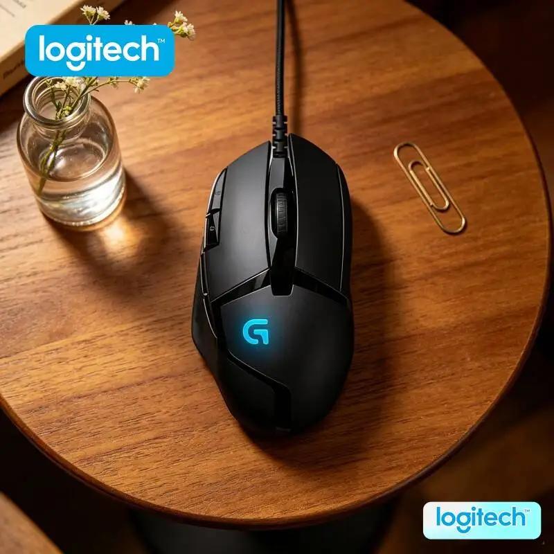 

Logitech G402 Hyperion Fury Wired Mouse Fusion Engine 32-Bit Processor 500 IPS Anti-Slip for PC Desktop