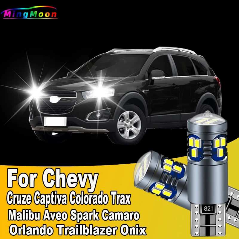 Luces LED de liquidación T10 para Chevrolet, luces para Chevrolet, Cruze, Captiva, Colorado, Trax, Malibu, Aveo, Spark, Camaro, Orlando, Trailblazer, Onix, 2 piezas