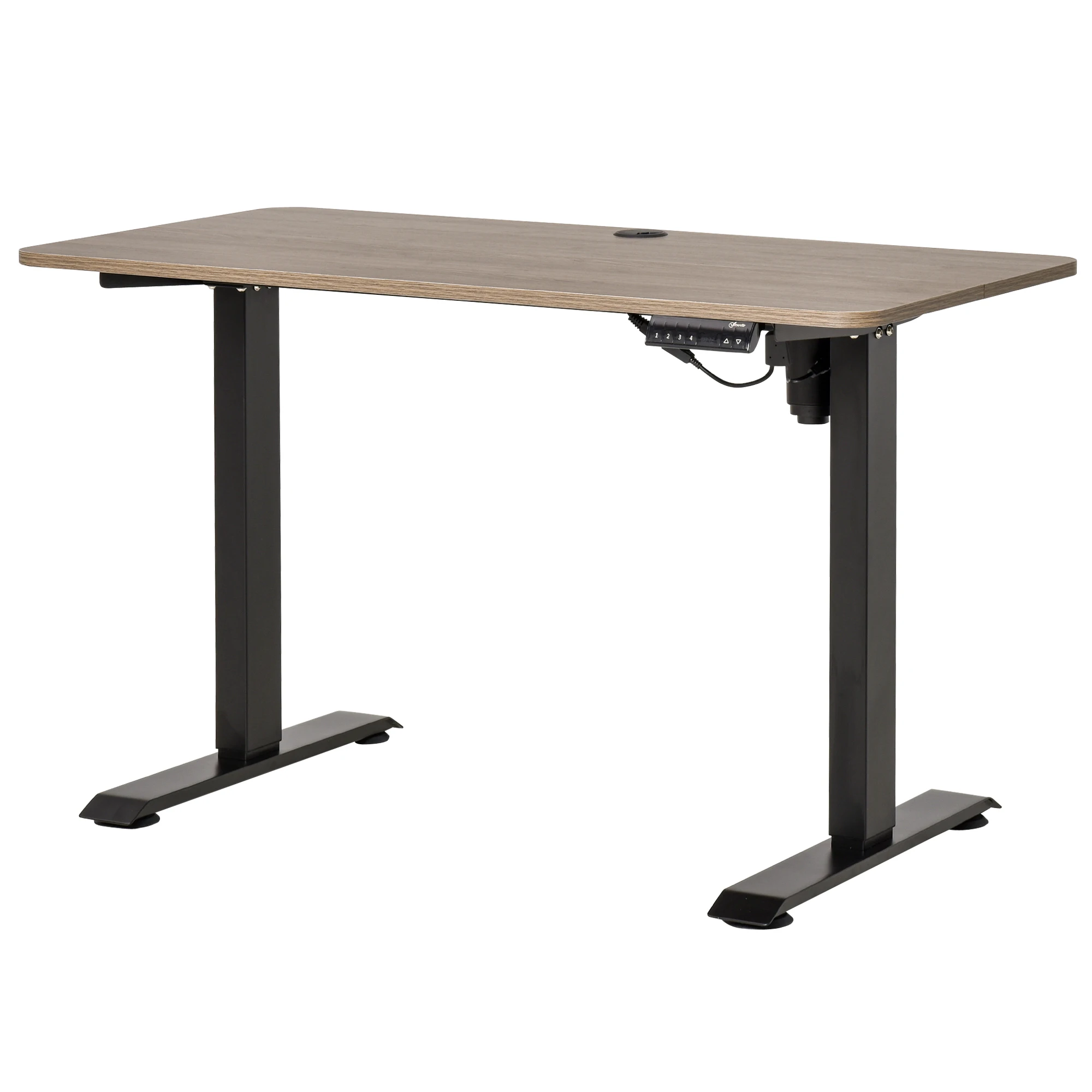 Vinsetto electric desk foot height adjustable 4 memories 120x60x116cm black