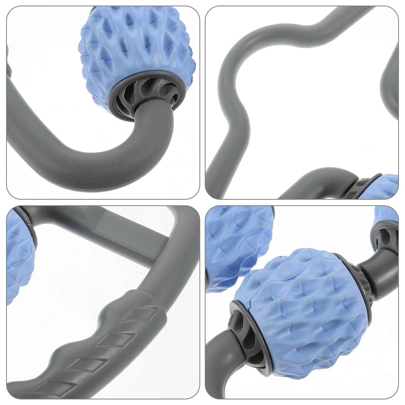 

Muscle Massage Roller Leg Massager Adjustable Width Elastic Bracket Self-Massage Trigger Pain Relief for Legs Arms Neck Calves