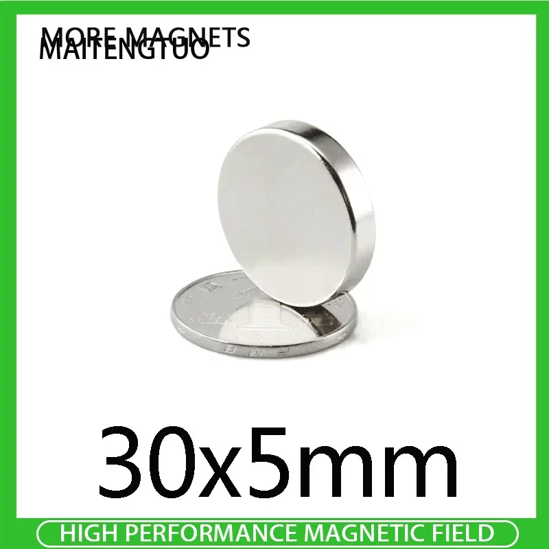 2/3/5/10/20PCS 30x5 mm Super Powerful Strong Magnetic Magnets 30mmx5mm Permanent Neodymium Magnets 30x5mm Round Magnet 30*5 mm