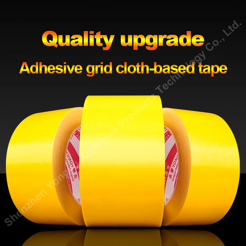 Yellow pipeline tape has strong industrial strength, flexibility, no residue, manual waterproofing and tear resistance, and is v