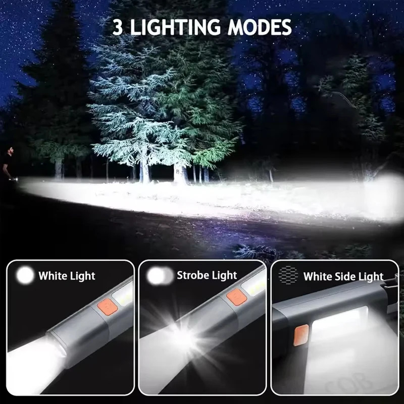 Self Defense Items Handheld Searchlight High Power Flashlights Flashlight Ultra Bright Rechargeable Tactical Flashlight Survival