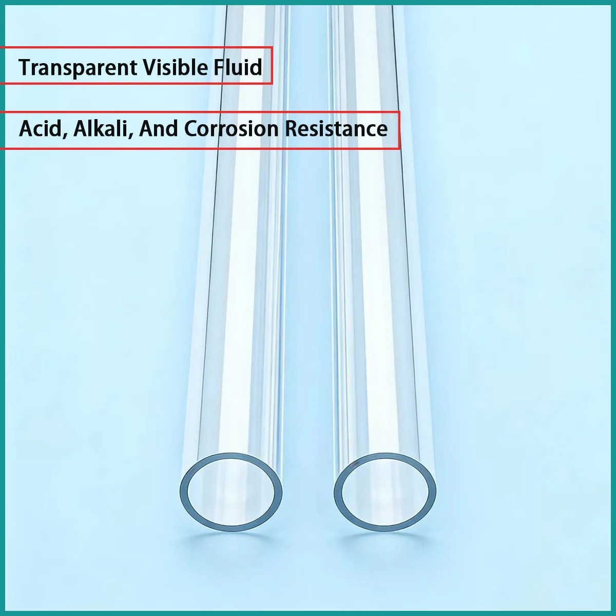 Transparent PVC Rigid Pipe with an Outer Diameter of 3-60mm Is Used for Fluid Transportation, Observation Pipelines, Etc