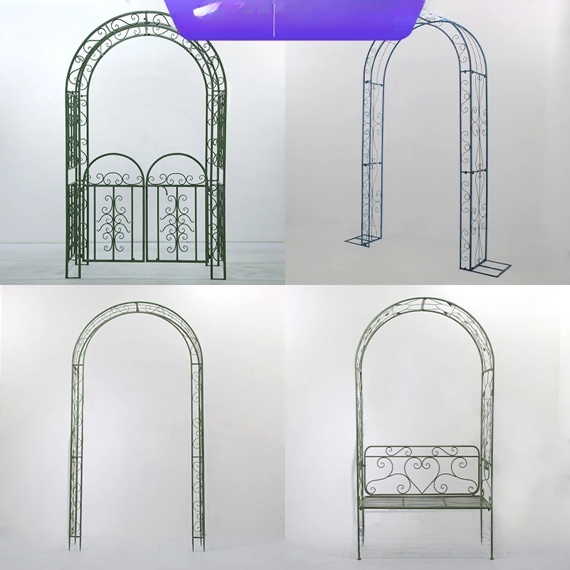 Cross border direct supply iron arches, flower racks, climbing vines, garden balconies, iron wire lotus courtyards, rose grape