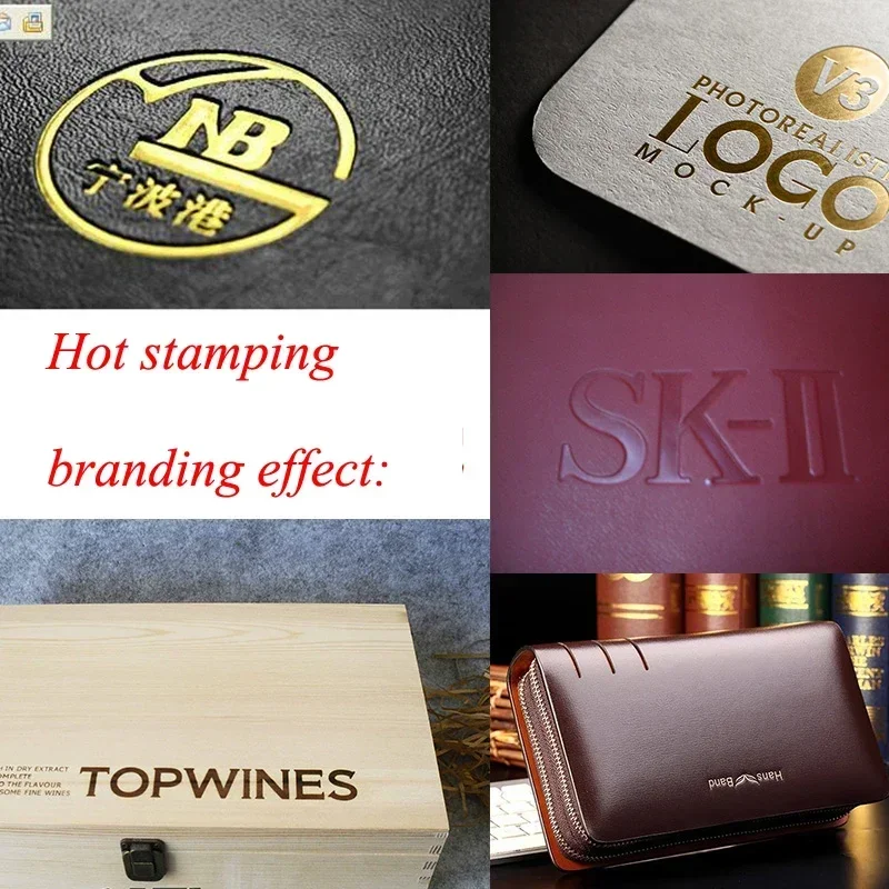 Nouvelle Machine de bronzage manuelle, Machine de presse de logo d'estampage de gaufrage de cuir, de papier et de bois avec Machine d'estampage à chaud CE WT-90