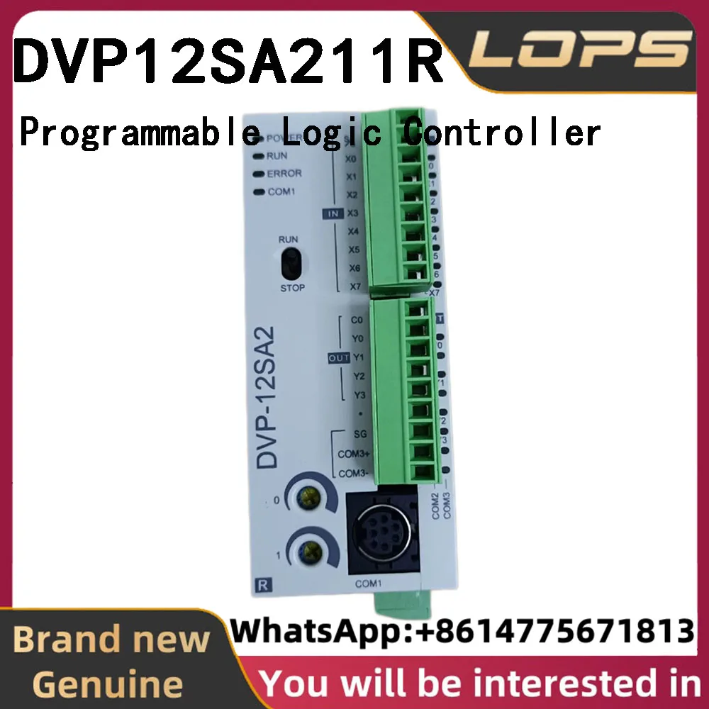 DVP12SA211R brand new original Delta PLC programmable controller; relay output in stock, welcome to inquire.